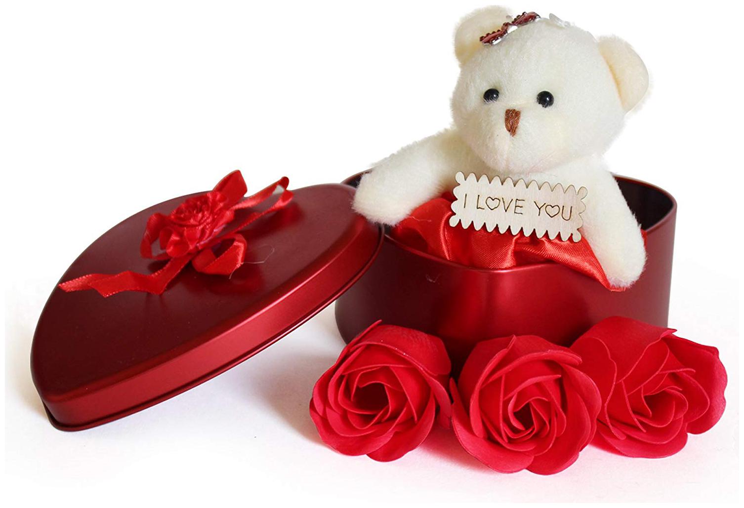 

SILVOSWAN Red Teddy Bear - 12 cm