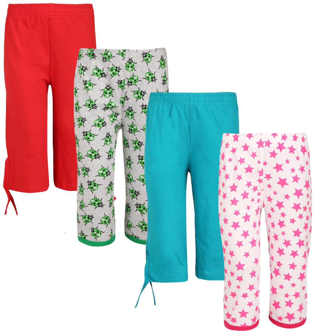 

Sinimini Girl Cotton Printed Capri - Multi