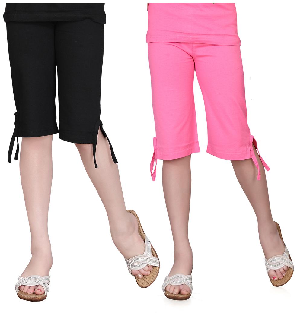 

Sinimini Girls Multicolor Capri (10-12 Years) (Pack Of 2)