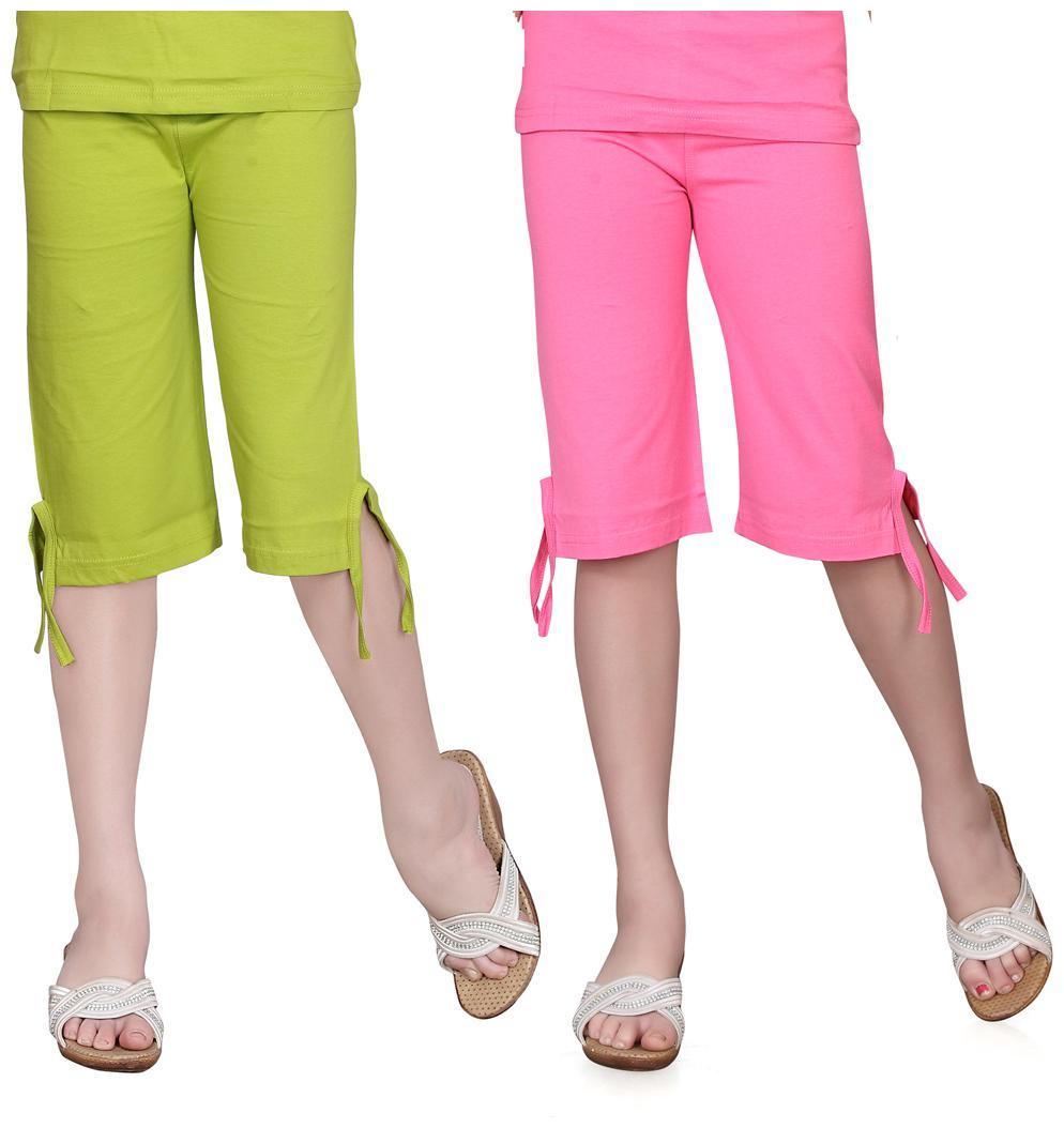 

Sinimini Girls Multicolor Capri (12-14 Years) (Pack Of 2)