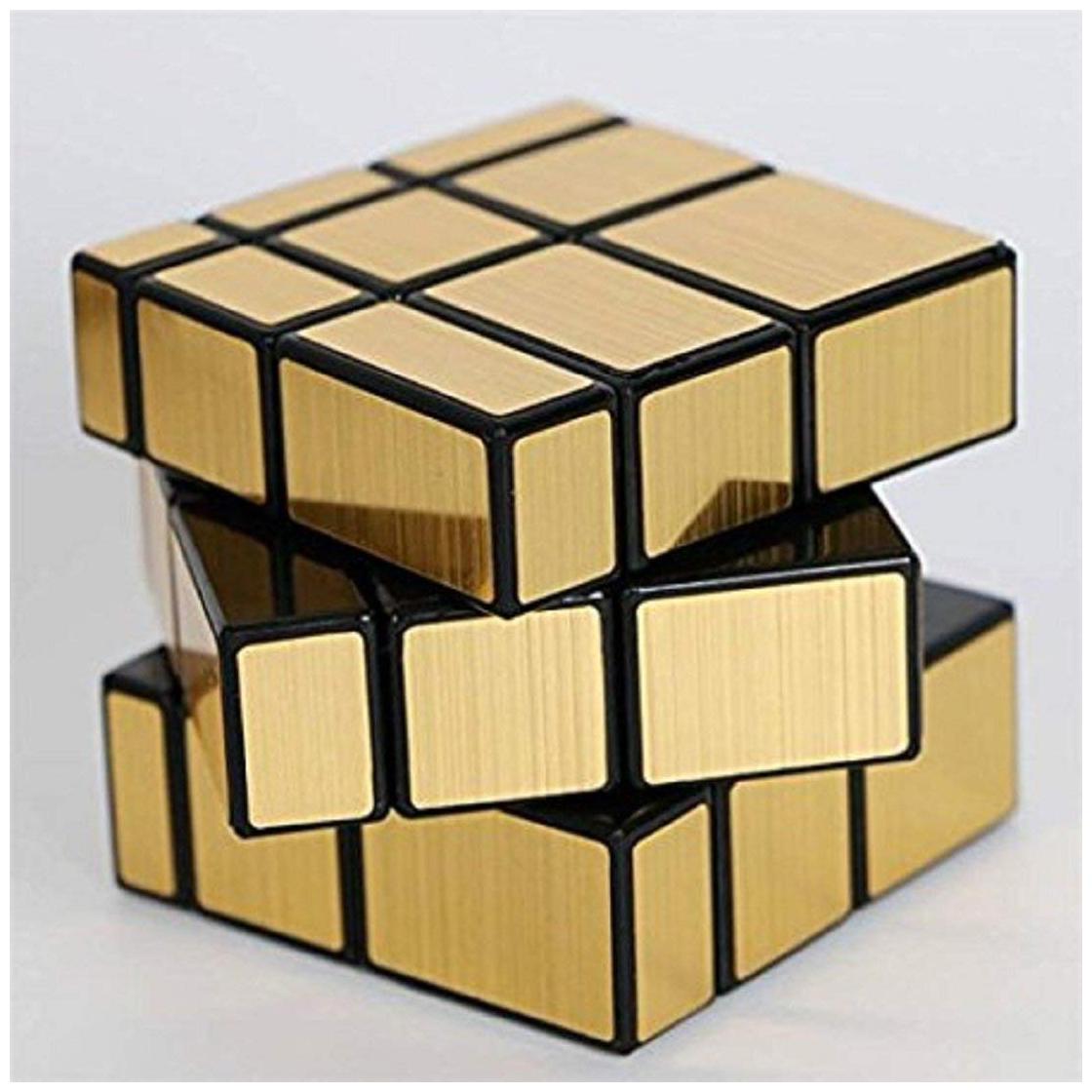 

Smallneeds High Speed Stickerless Gold Mirror Cube Puzzle Game Toy (1 pcs)