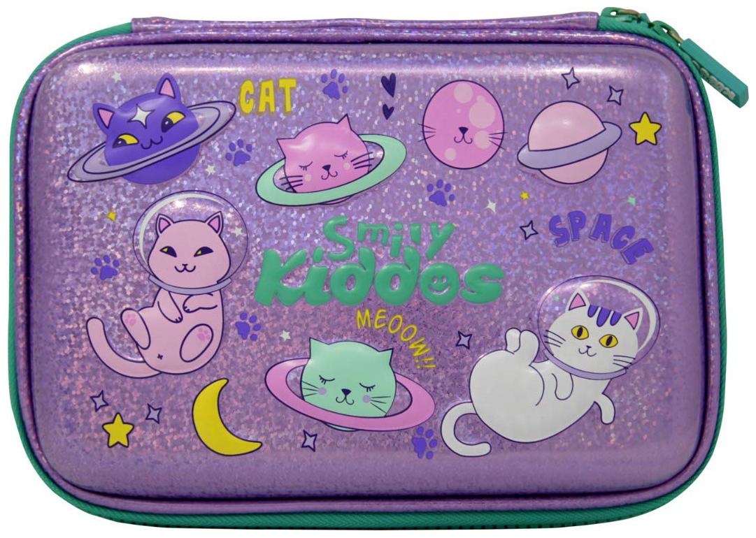 

Smily Kiddos Boy 039 S And Girl 039 S Space Kitty Sparkle Pencil Case (Purple)