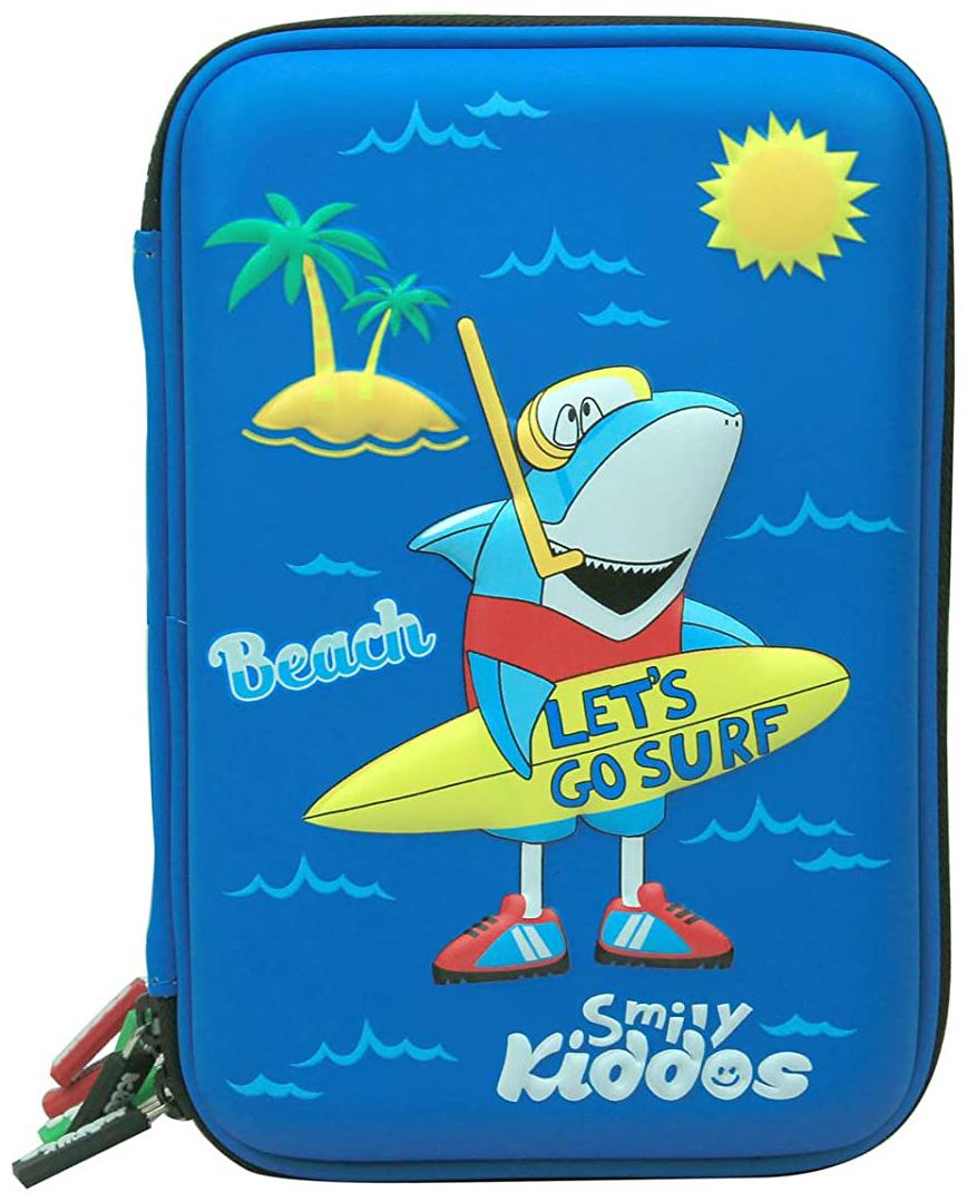 

Smily kiddos Smily Hardtop Triple Up Pencil Case (Blue) kids pencil case