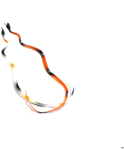 Snake Rubber Snake,Realistic Snake Toy Size - 50 cm 2pic Combo  (Multicolor)