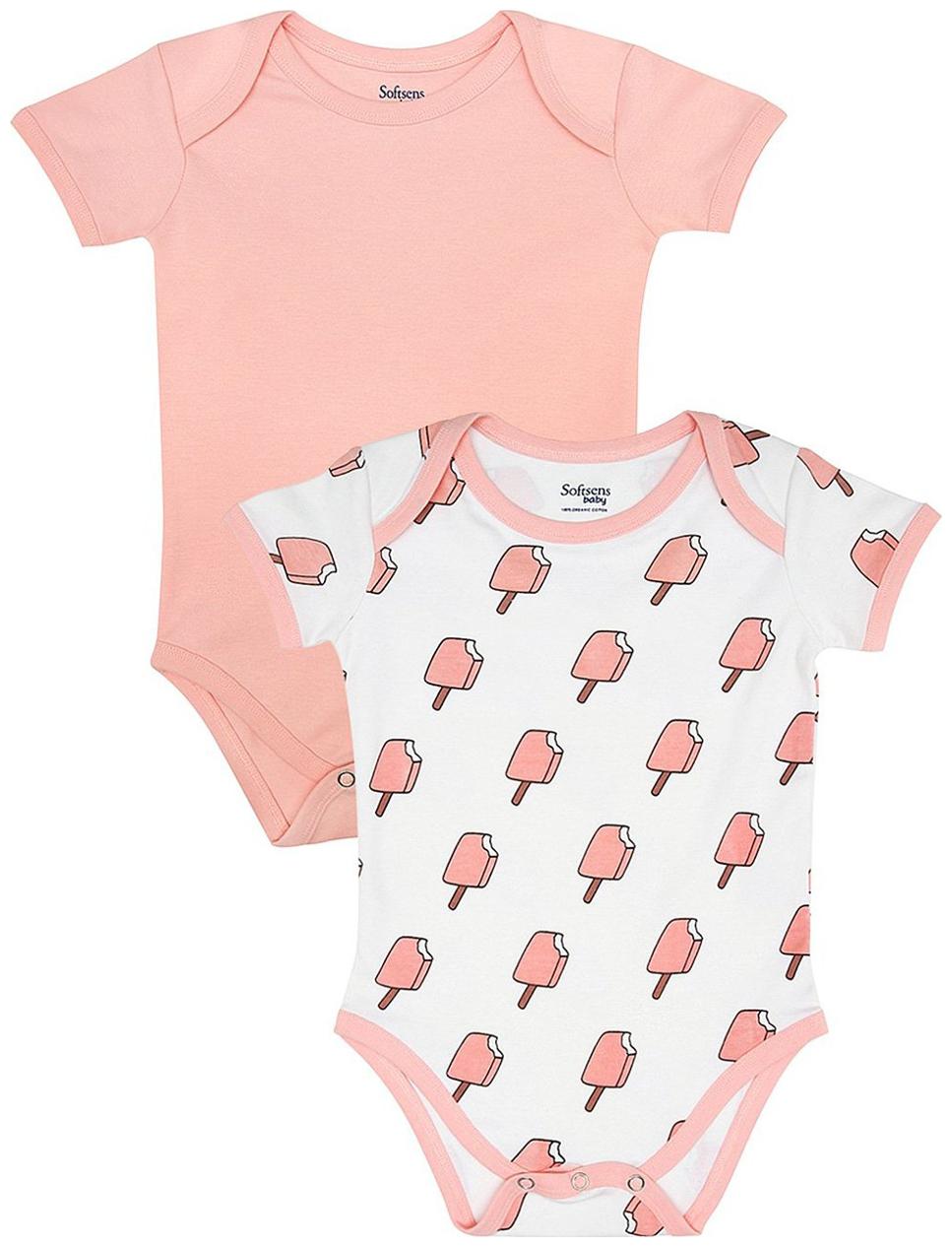 

Softsens Baby boy Cotton Solid Winterwear onesie and romper - Multi