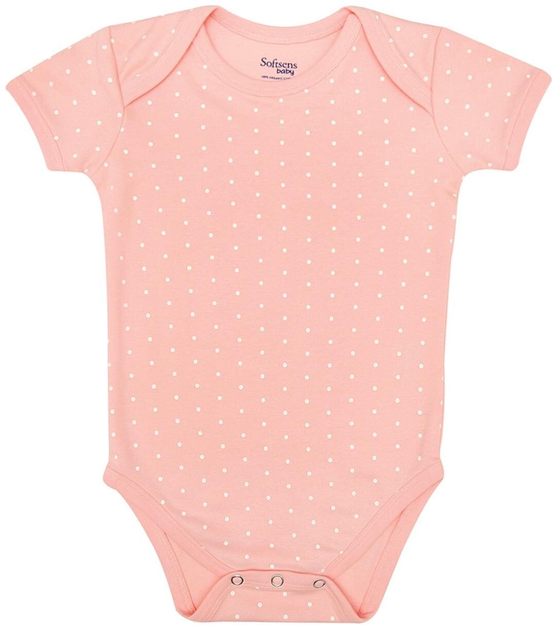 

Softsens Baby boy Cotton Solid Winterwear onesie and romper - Pink