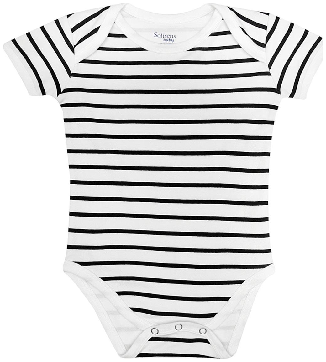 

Softsens Baby boy Cotton Solid Winterwear onesie and romper - White