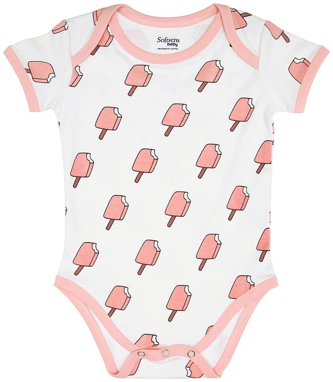 

Softsens Baby boy Cotton Solid Winterwear onesie and romper - Pink