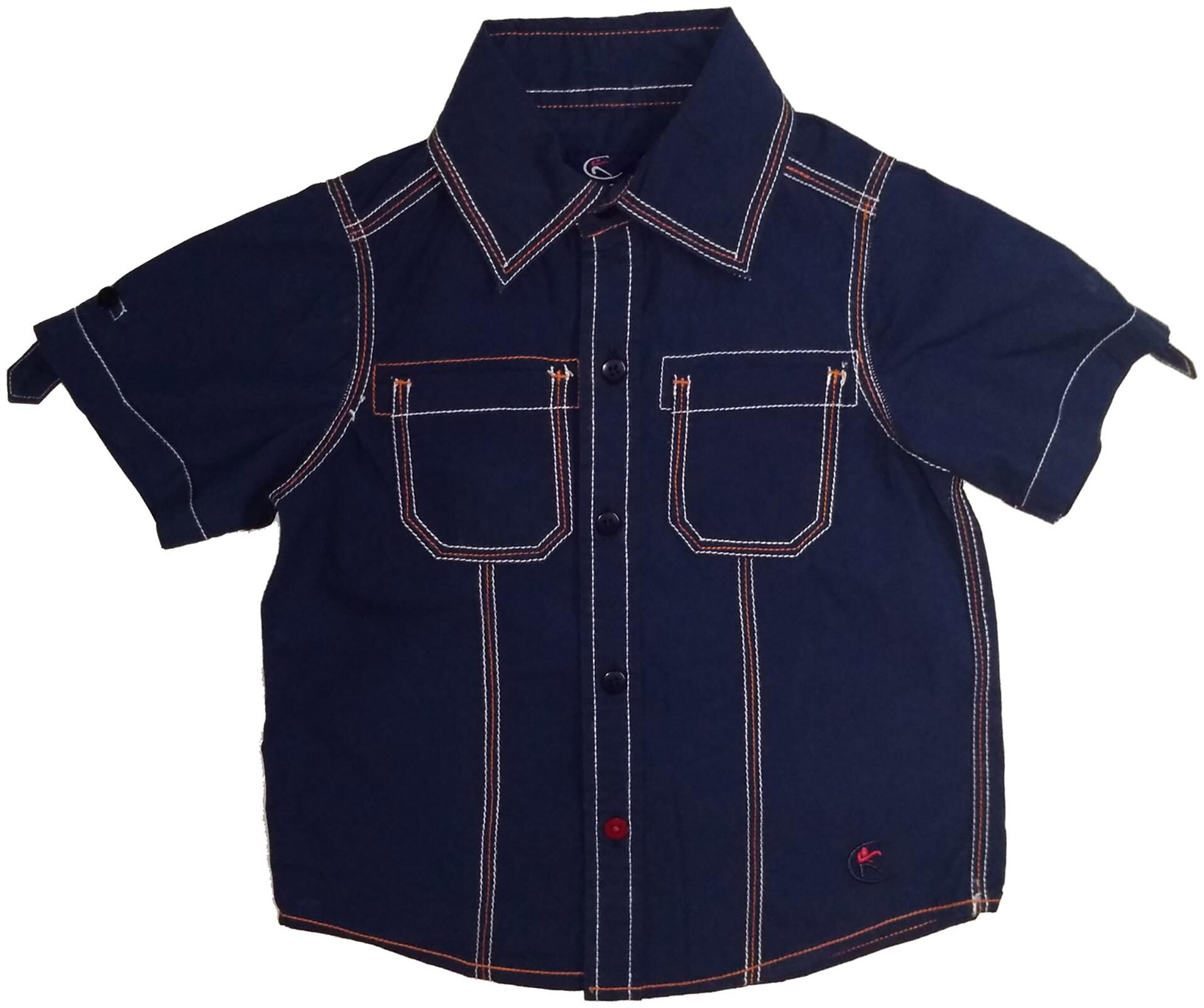 

KiddoPanti Boy Cotton Printed Shirt Blue