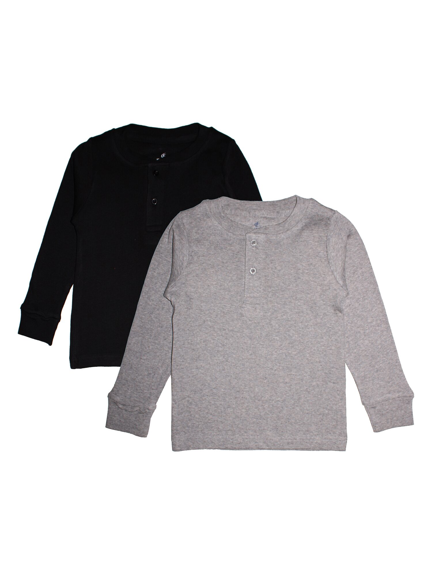 

KiddoPanti Boy Cotton Solid T-shirt - Grey Black