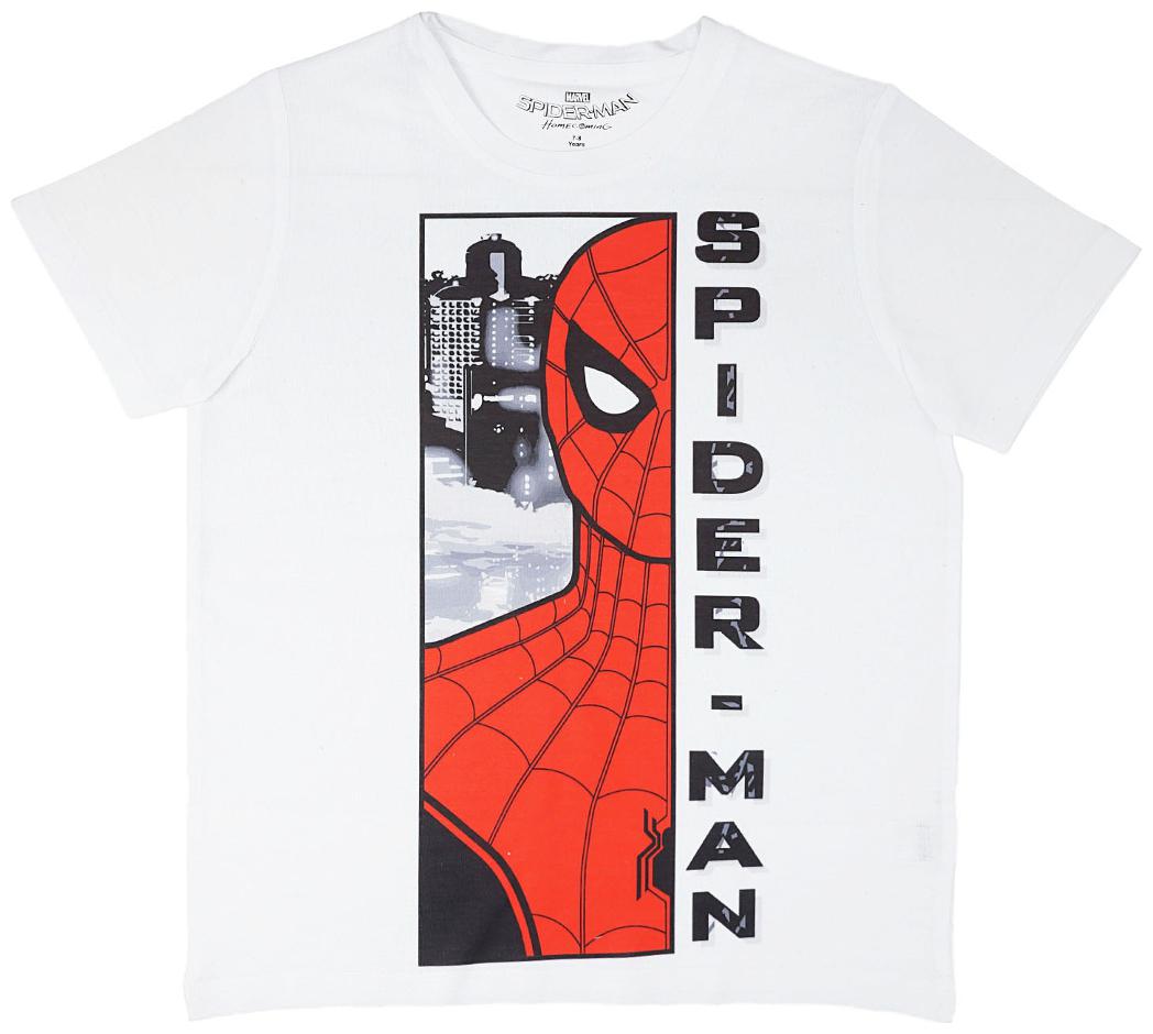 

Spider-Man Boy Polyester Printed T-shirt - White