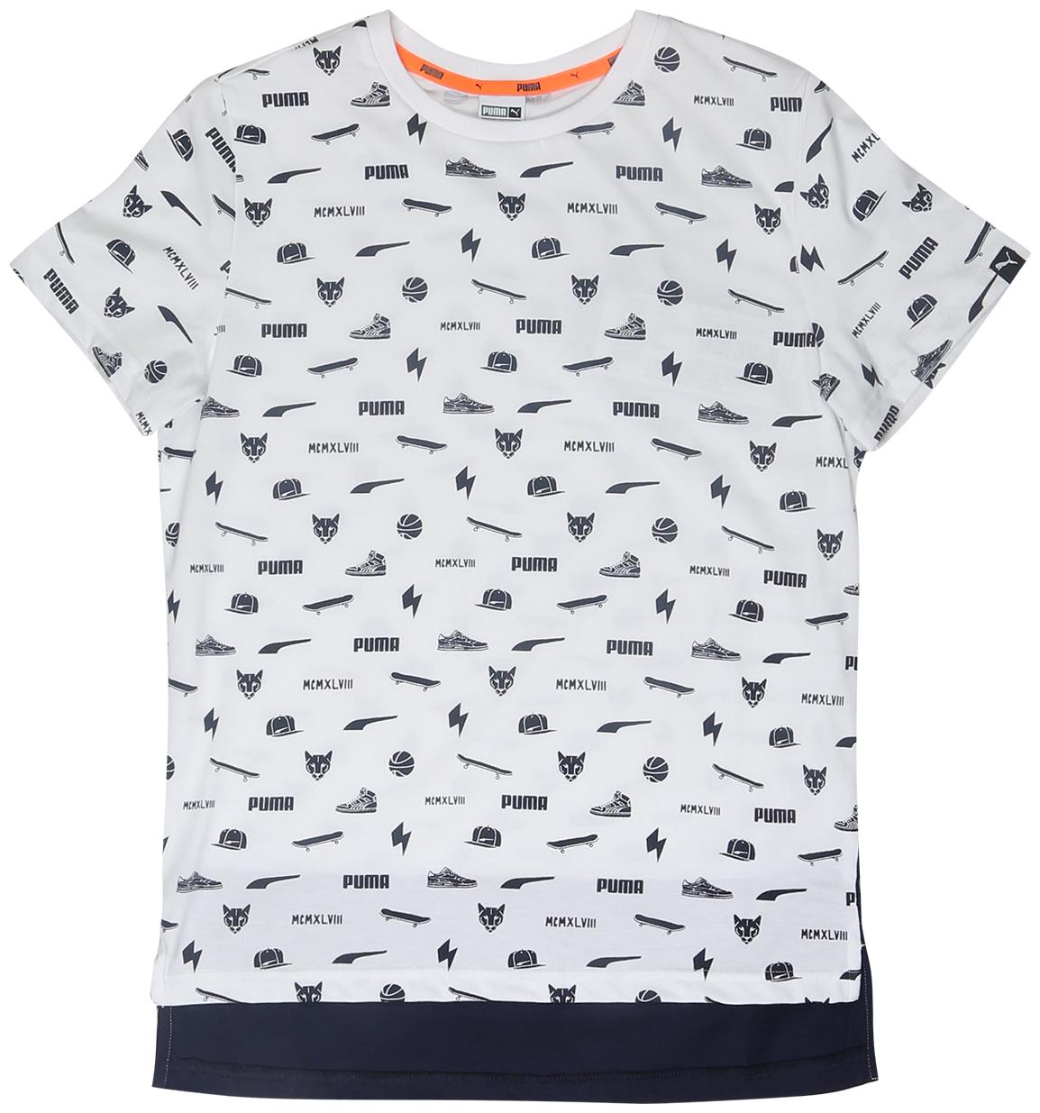

Puma Boy Blended Printed T-shirt - White