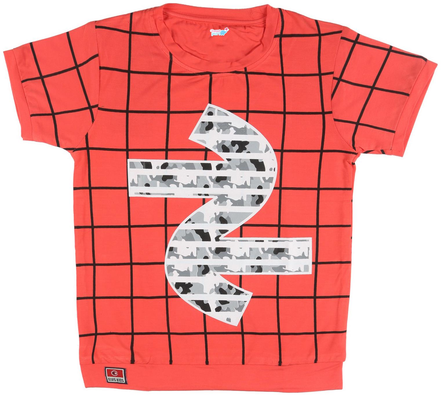 

TOONYPORT Cotton Printed T shirt for Baby Boy - Orange