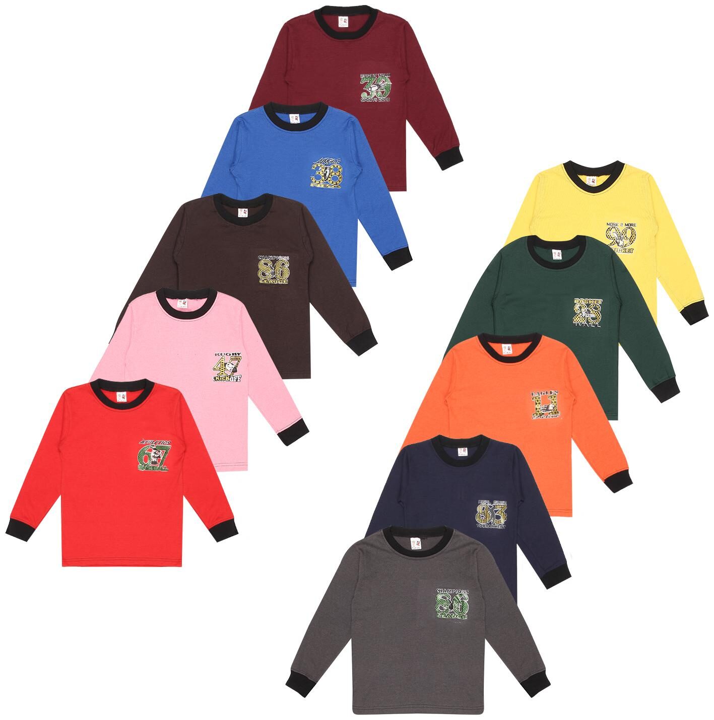 

S R FASHIONER Boy Cotton Printed T-shirt - Multi