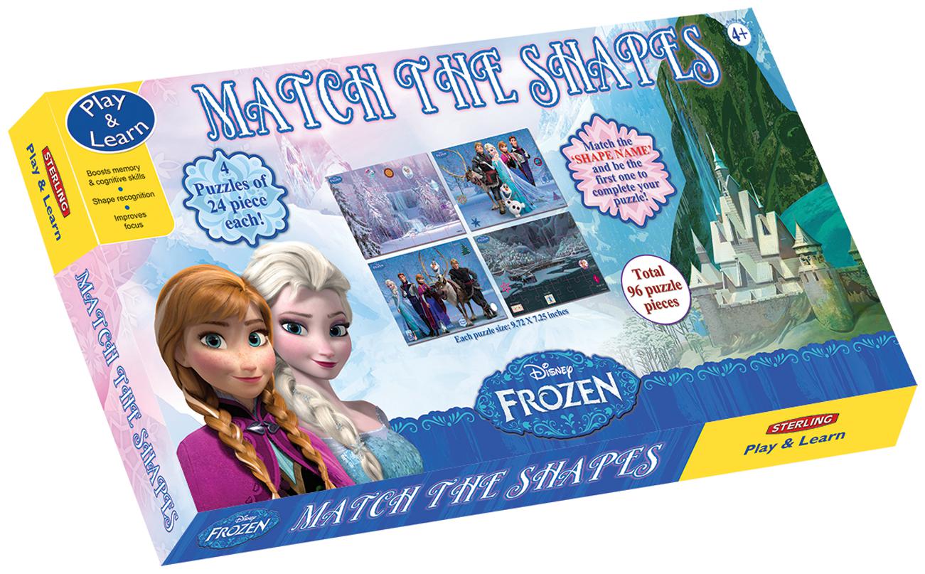 

Sterling Frozen 4 in 1 Puzzle Match the Shape