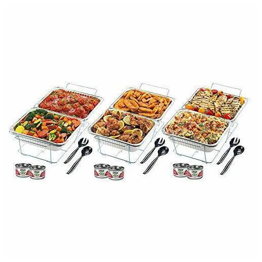 

Sterno 70222 24-Piece Disposable Party Set One Size Silver (One Size)