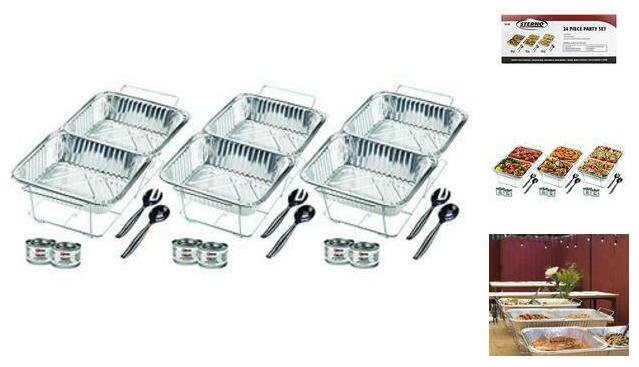 

Sterno Products 24-Piece Disposable Party Set 24 Pieces