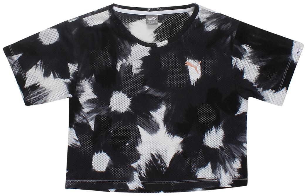 

Puma Girl Polyester Printed Top - Black