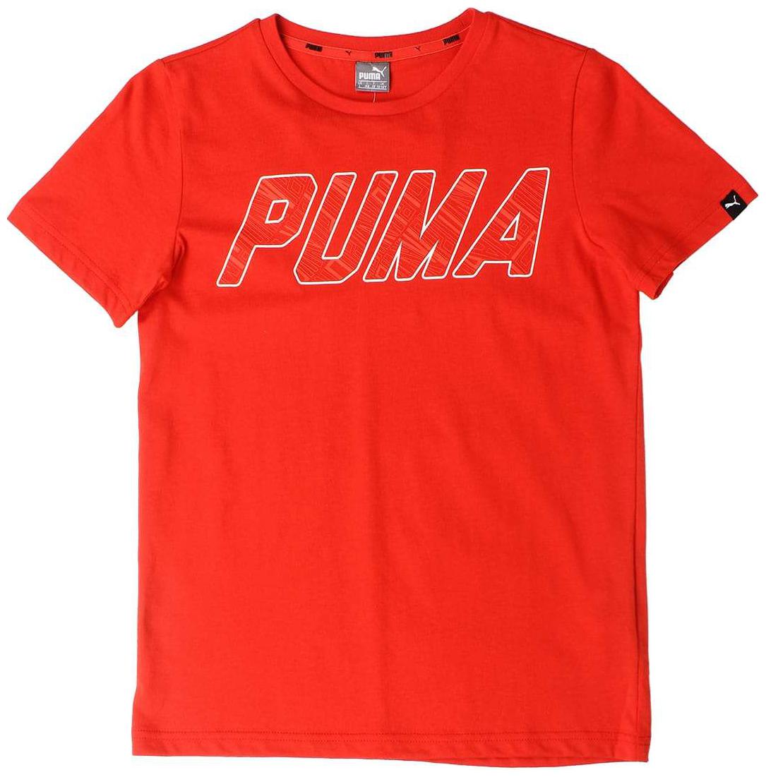 

Puma Boy Cotton Printed T-shirt - Red