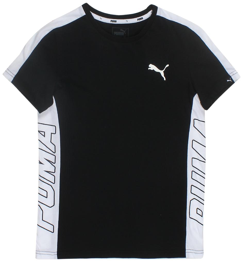 

Puma Boy Cotton Printed T-shirt - Black
