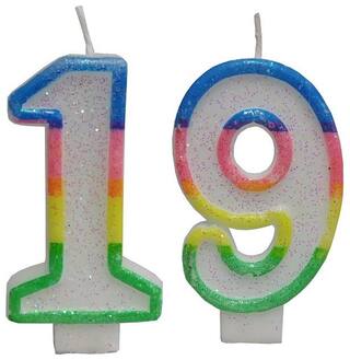 Buy Stylewell 7cm Size Two Digit Numerical Number Shape 19
