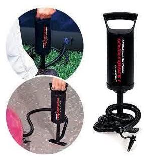 

Super Hand Air Pump Inflator - Double Quick Volume (Plastic) for Toys Swimming Pool Balloons (Black) 1Pc