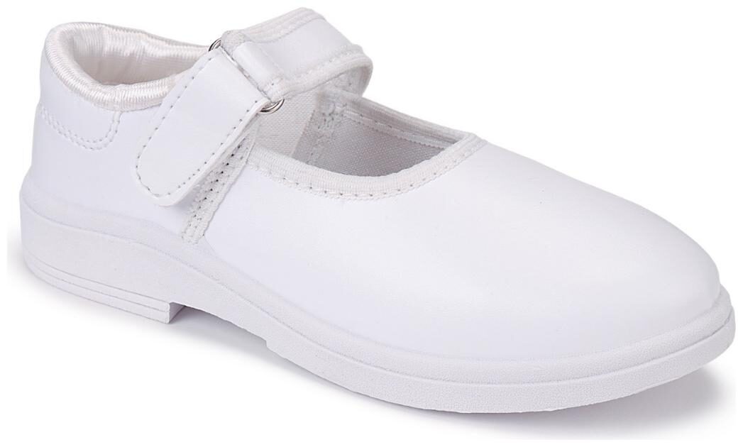 

Swiggy White Girls School shoes