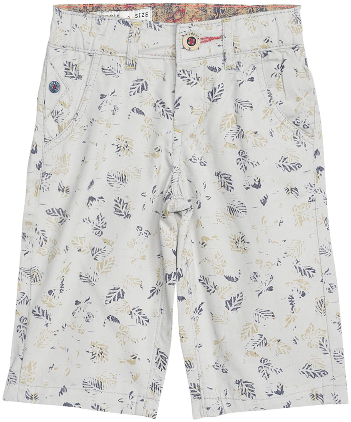 

TADPOLE Boy Printed Shorts 3 4ths - Grey