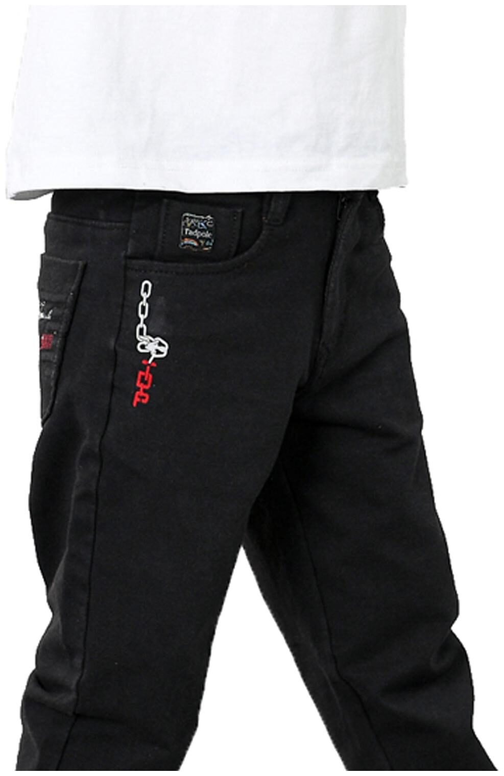 

TADPOLE Boy s Regular fit Jeans - Black