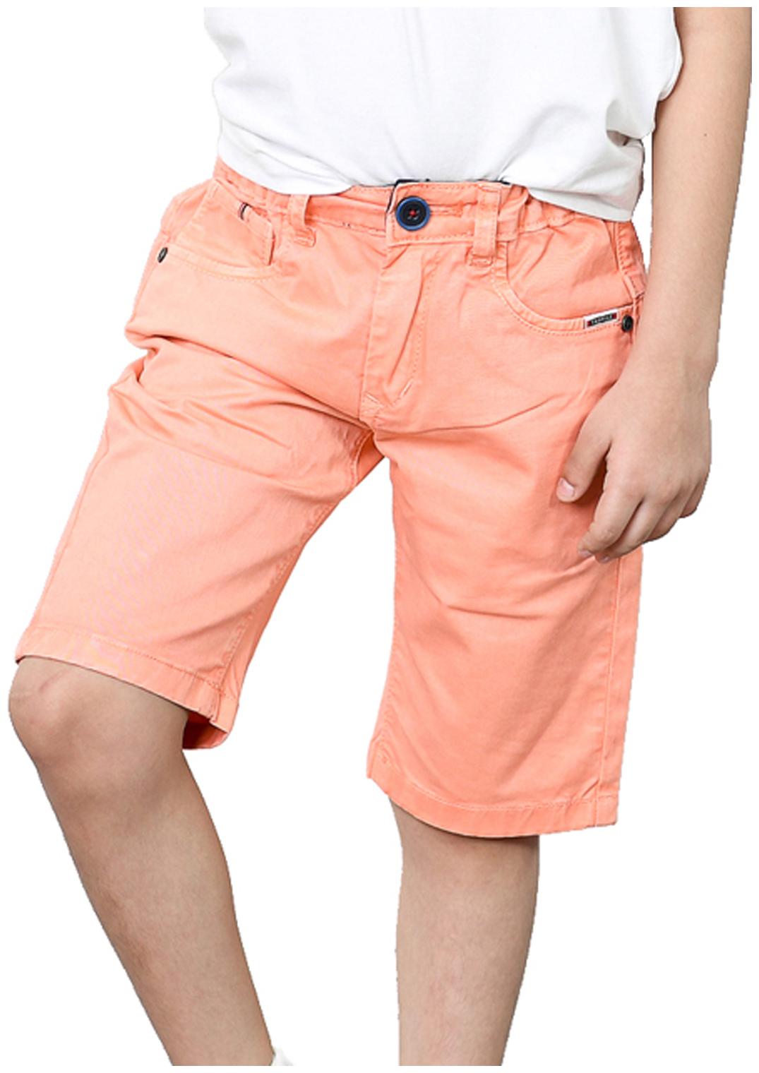 

TADPOLE Boy Solid Shorts 3 4ths - Orange