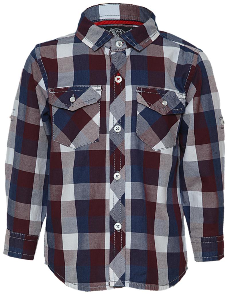 

Tales Stories Cotton Solid Shirt for Baby Boy - Maroon