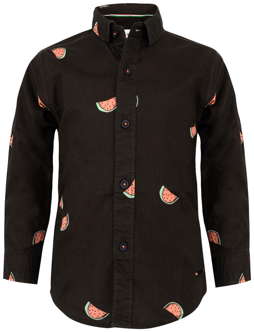 

Tales Stories Cotton Printed Shirt for Baby Boy - Brown