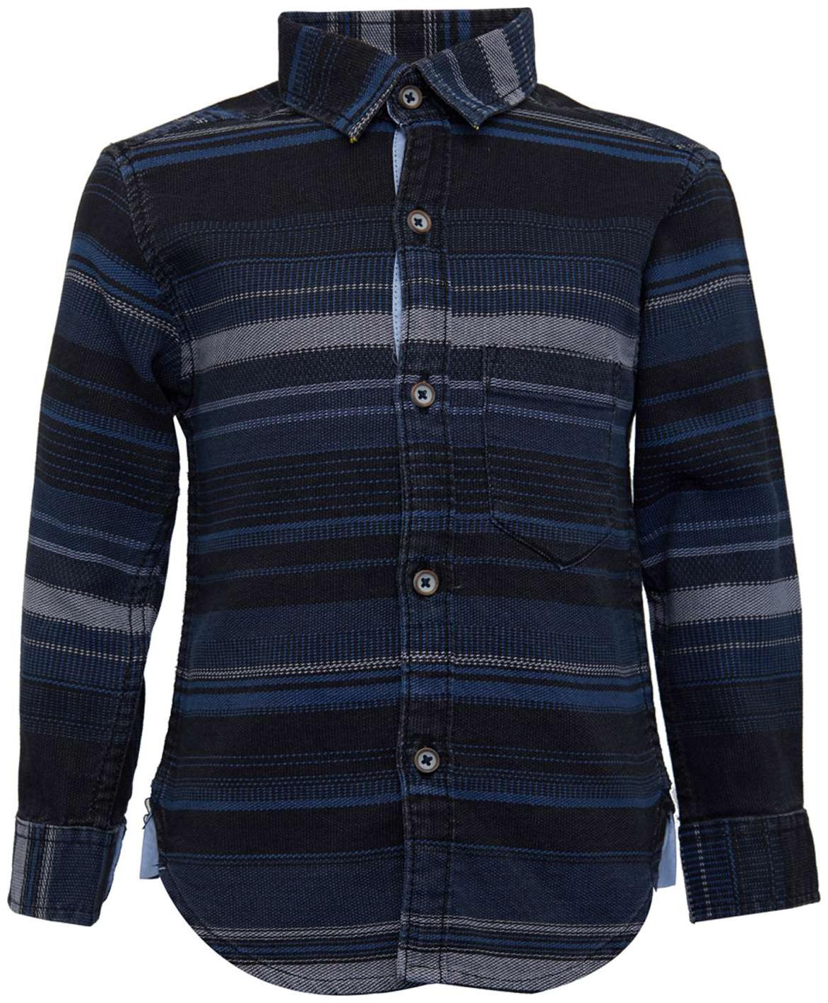 

Tales Stories Boy Cotton Striped Shirt Black