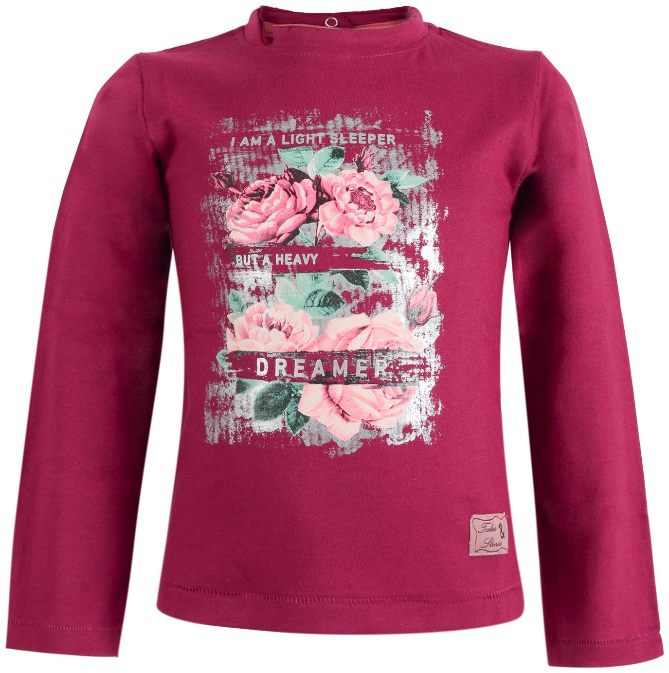 

Tales Stories Girl Cotton Floral T shirt - Pink