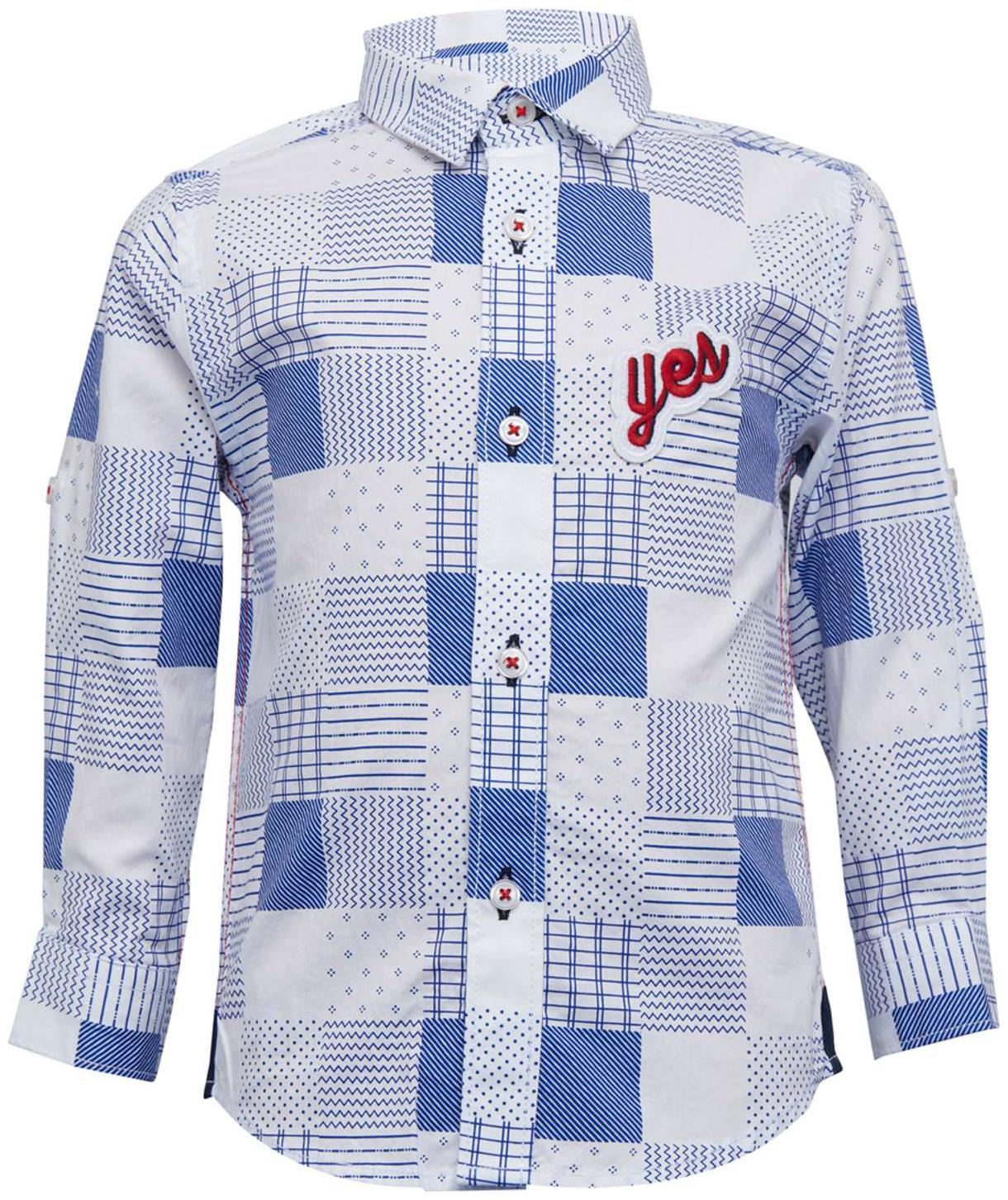 

Tales Stories Boy Cotton Checked Shirt White