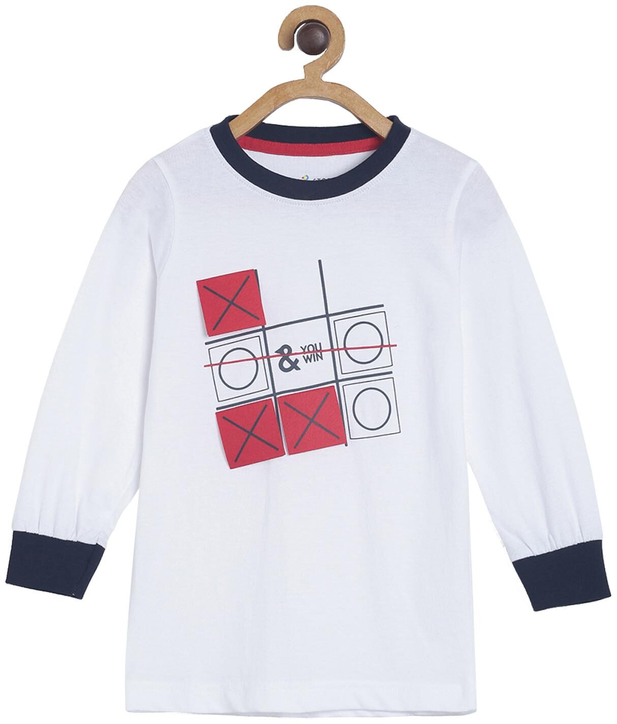 

Tales Stories Boy Cotton Printed T-shirt - White