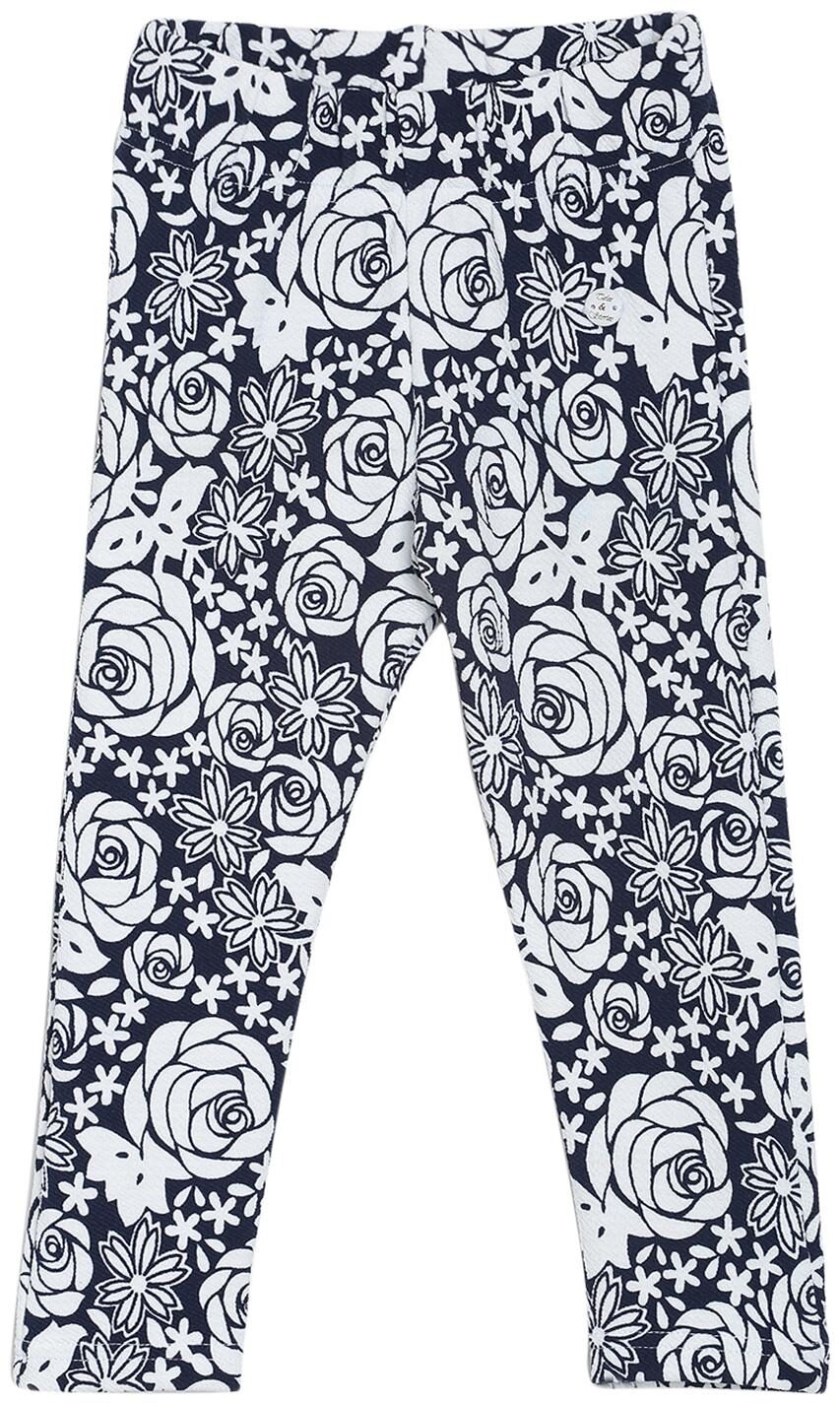 

Tales Stories Baby girl Cotton Printed Leggings - Black