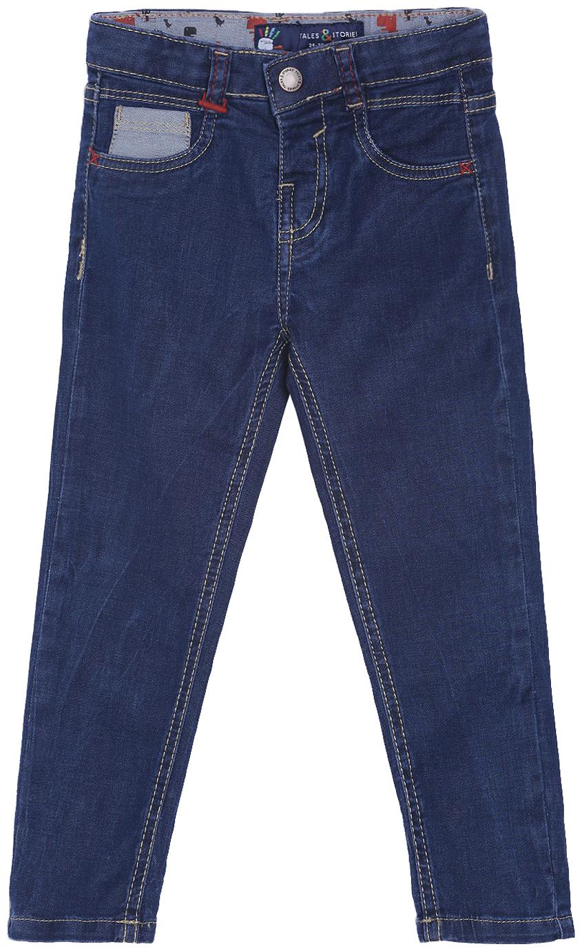 

Tales Stories Baby boy Cotton Solid Jeans - Blue