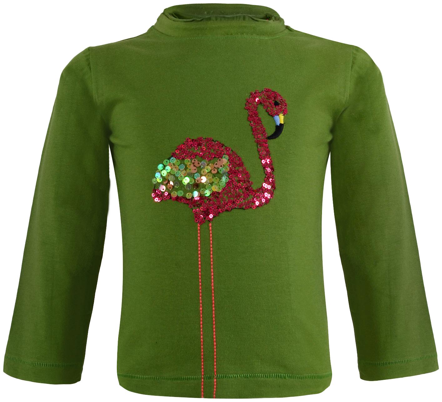 

Tales Stories Girl Cotton blend Embellished T shirt - Green