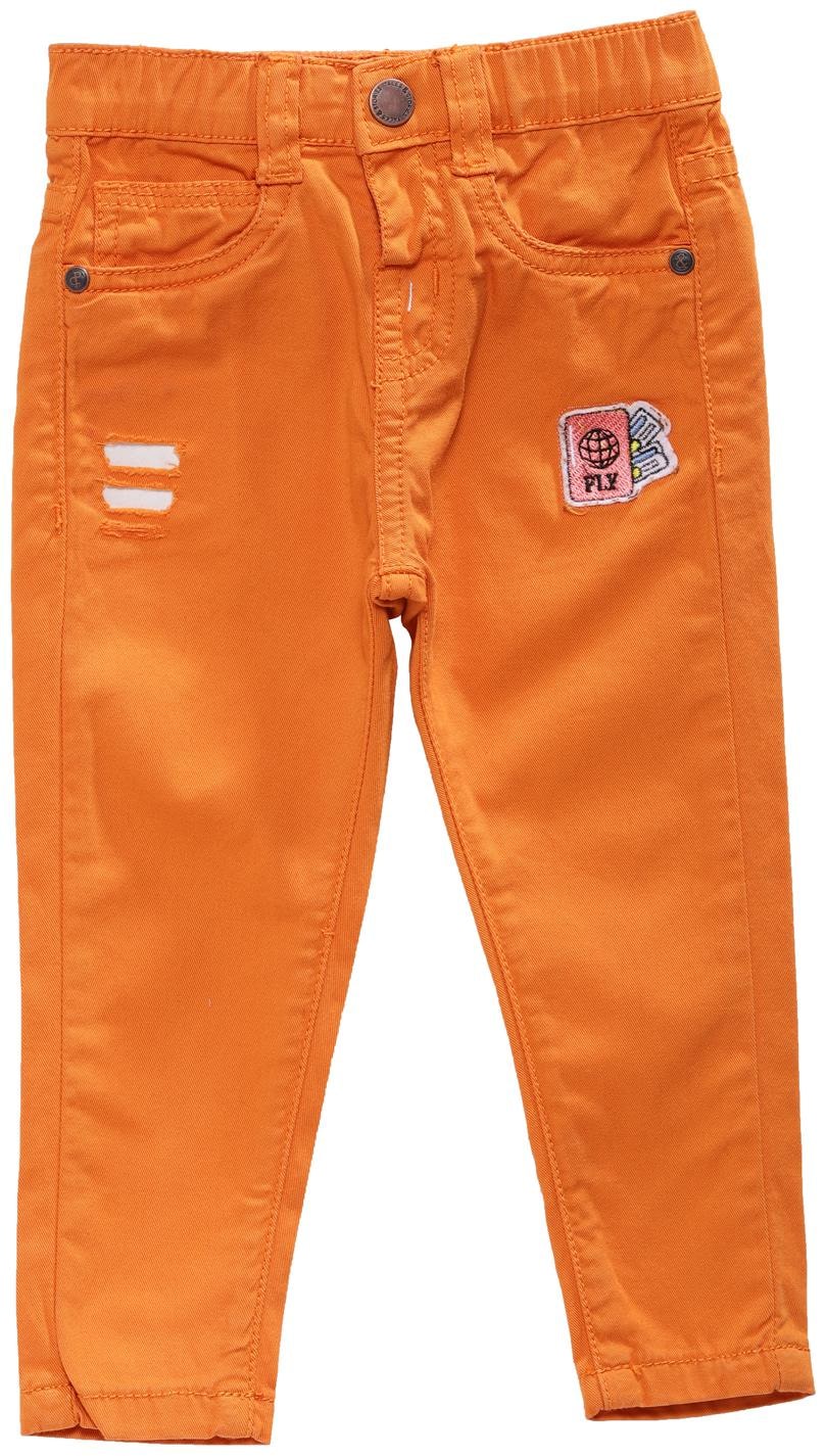 

Tales Stories Baby Boys Orange Regular Fit Solid Jeans