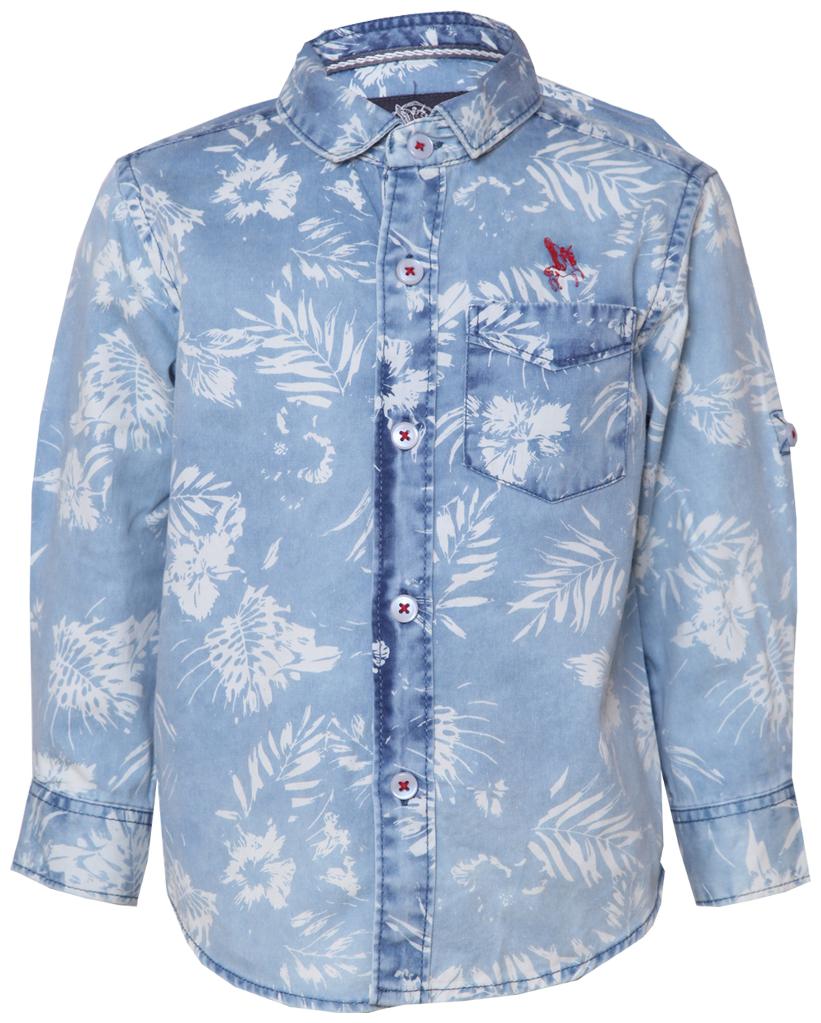 

Tales Stories Cotton Solid Shirt for Baby Boy - Blue