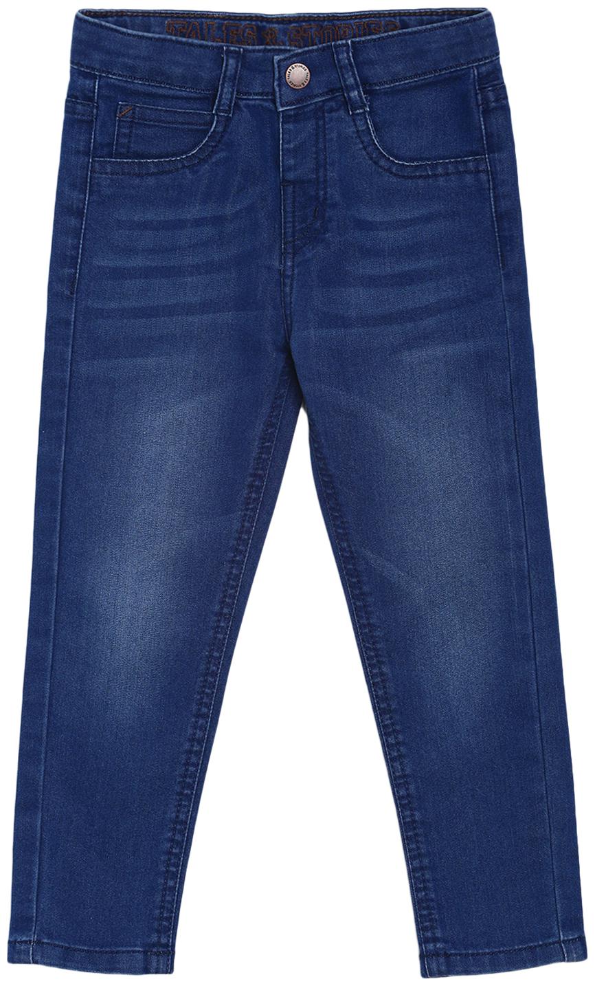 

Tales Stories Baby boy Cotton Solid Jeans - Blue