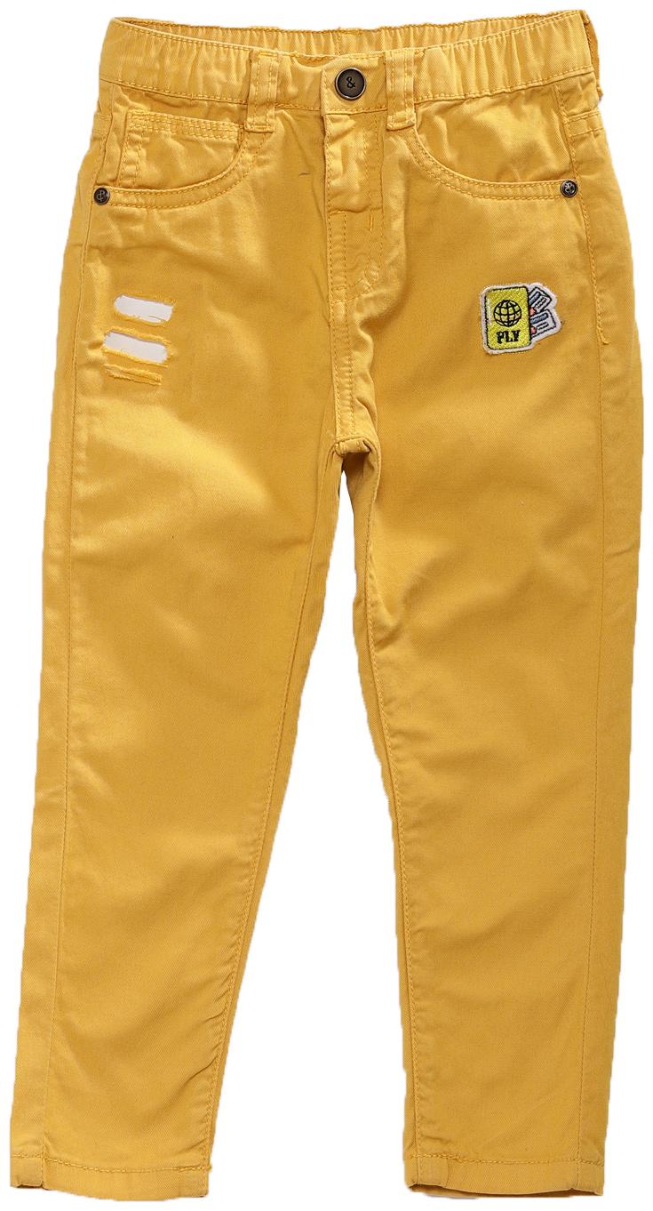 

Tales Stories Baby boy Cotton Embroidered Jeans - Yellow