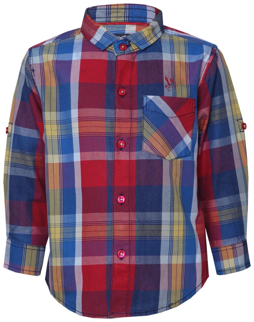 

Tales Stories Boy Cotton Solid Shirt Red