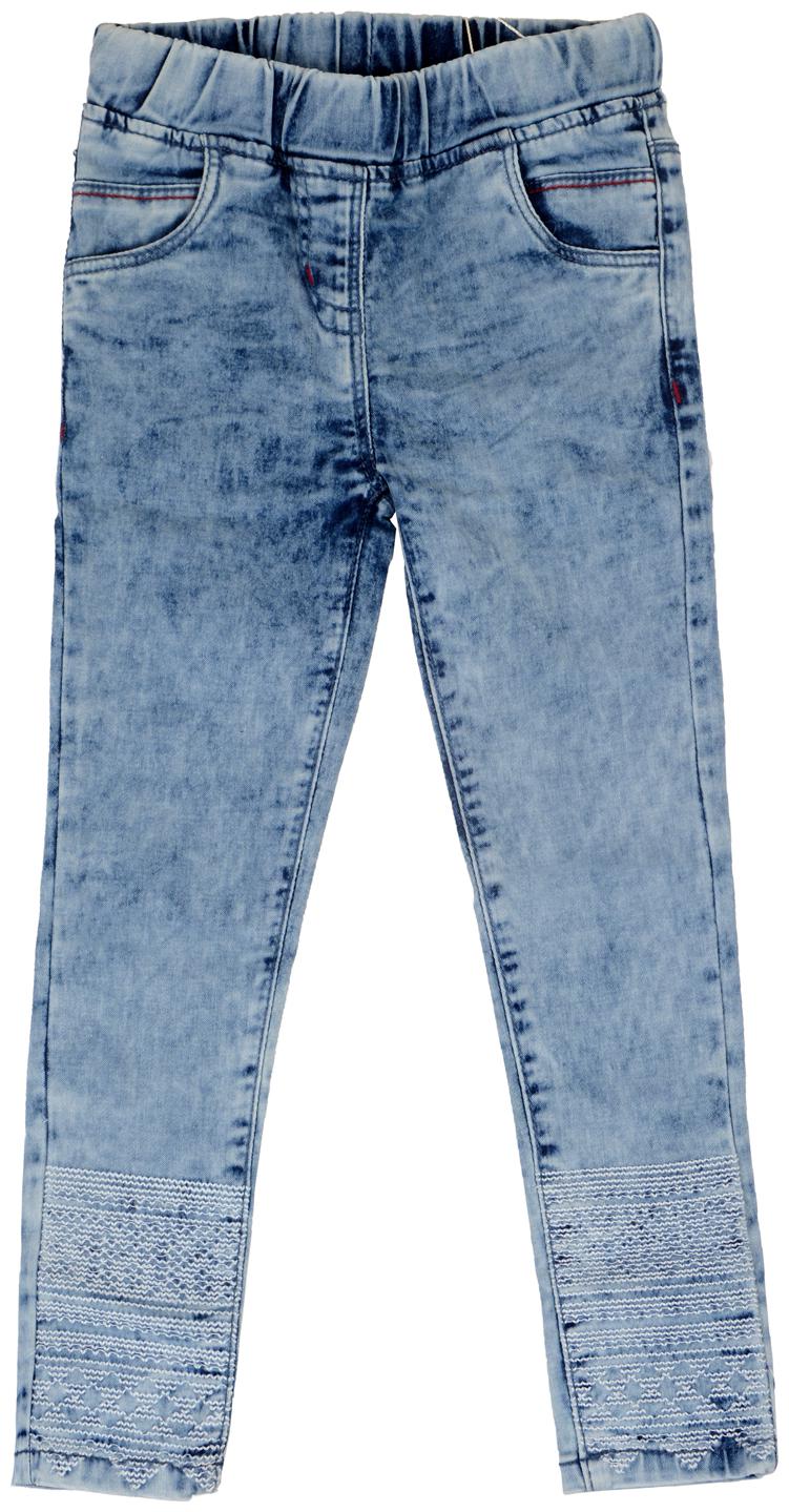 

Tales Stories Baby girl Denim Solid Leggings - Blue