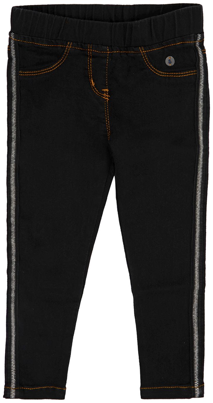 

Tales Stories Baby girl Denim Solid Leggings - Black