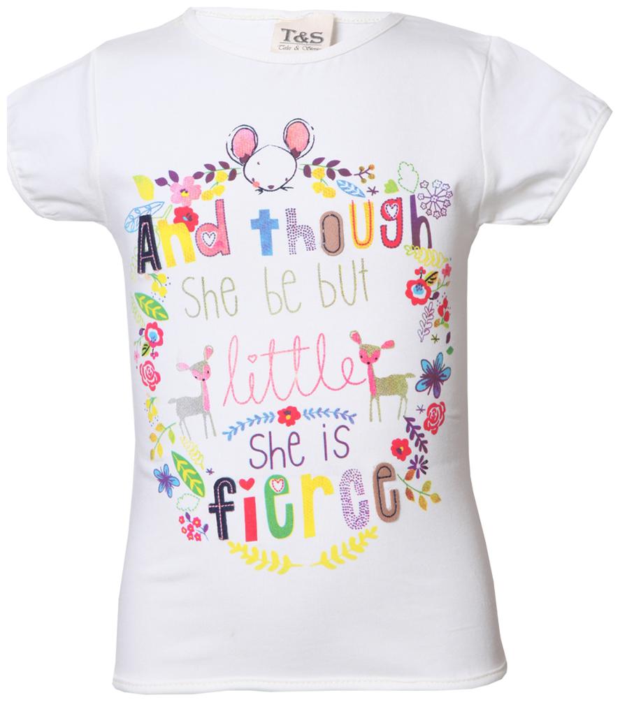 

Tales Stories Cotton Solid T shirt for Baby Boy - White