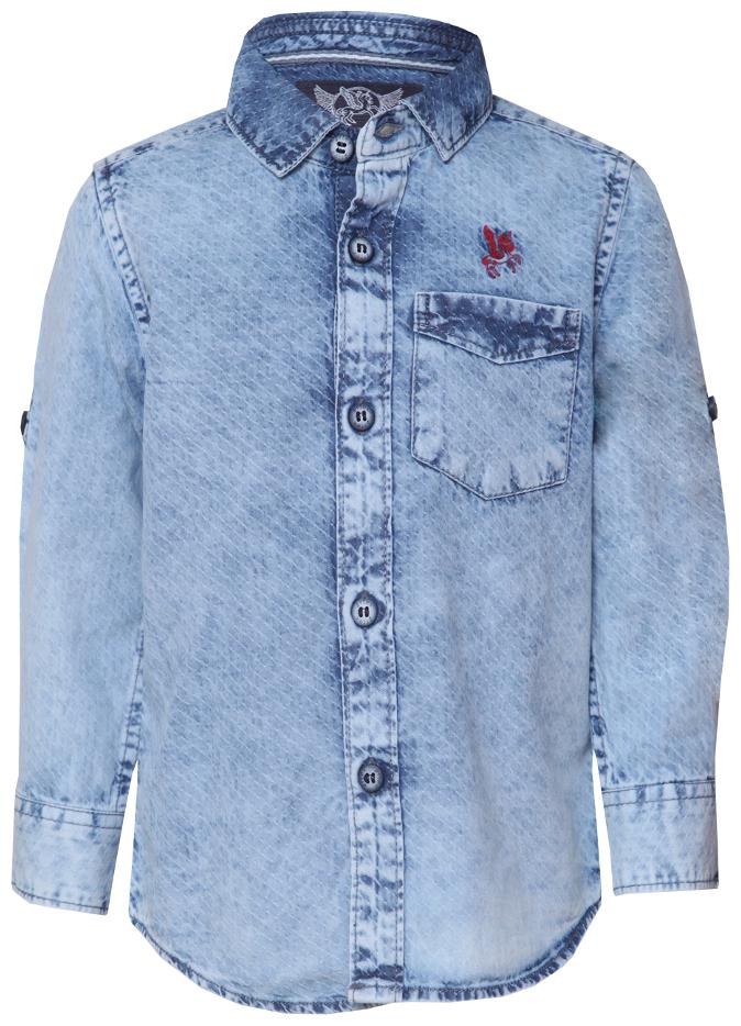 

Tales Stories Cotton Solid Shirt for Baby Boy - Blue