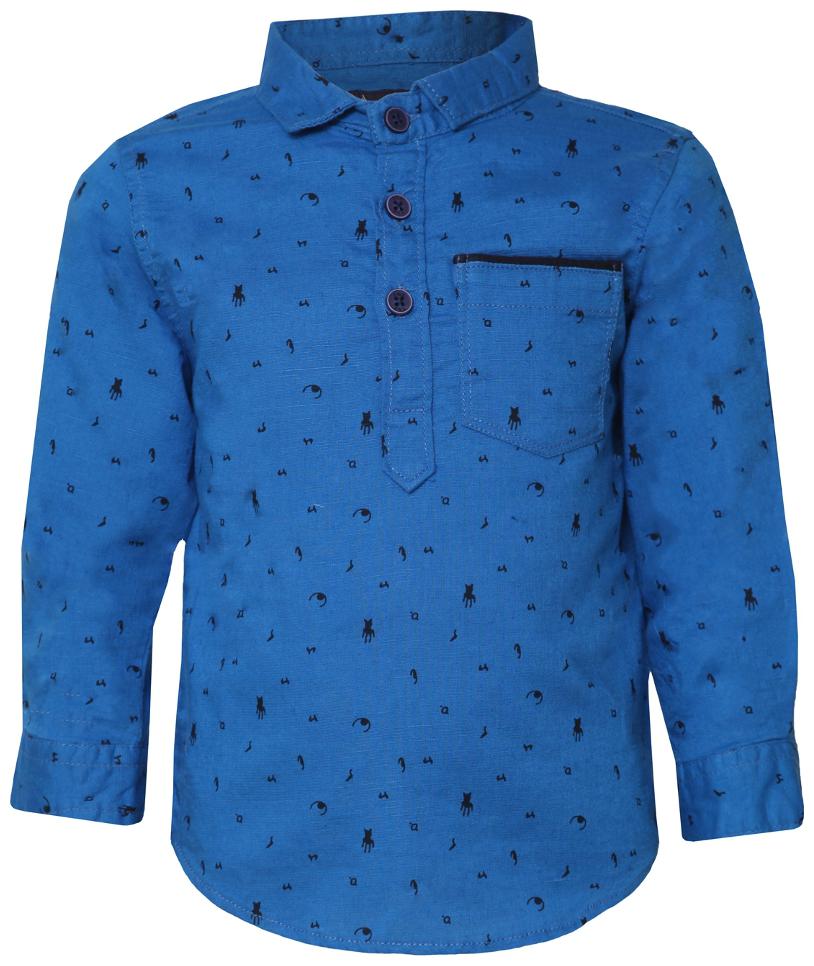 

Tales Stories Boy s Printed Blue Shirt