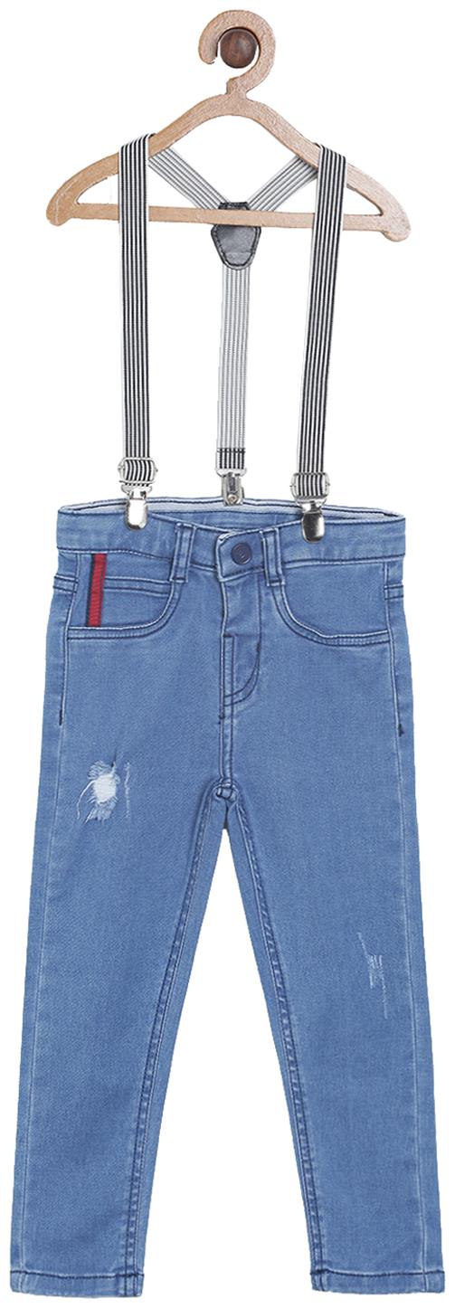 

Tales Stories Baby boy Cotton Solid Jeans - Blue